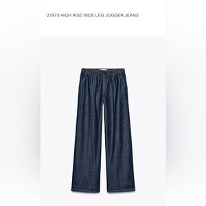 Zara Wide-Leg Denim Pants